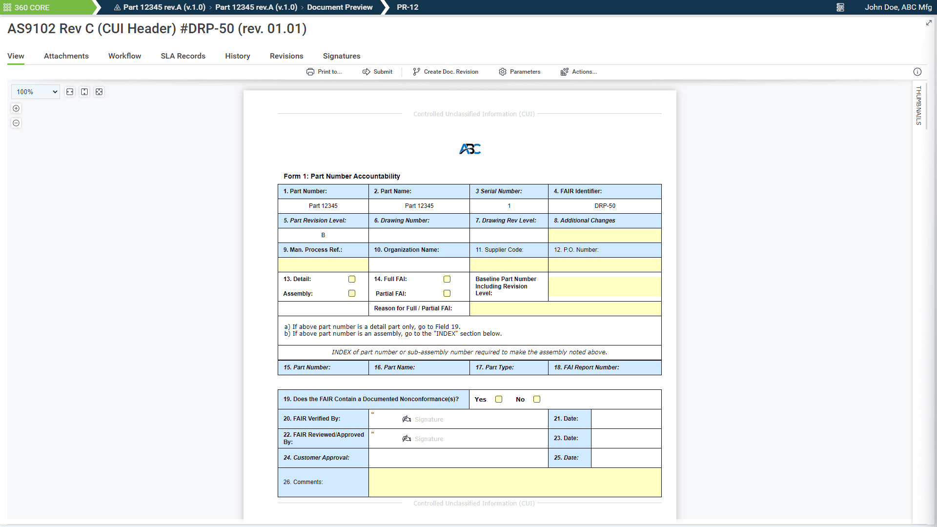 Reporting and Submissions 1