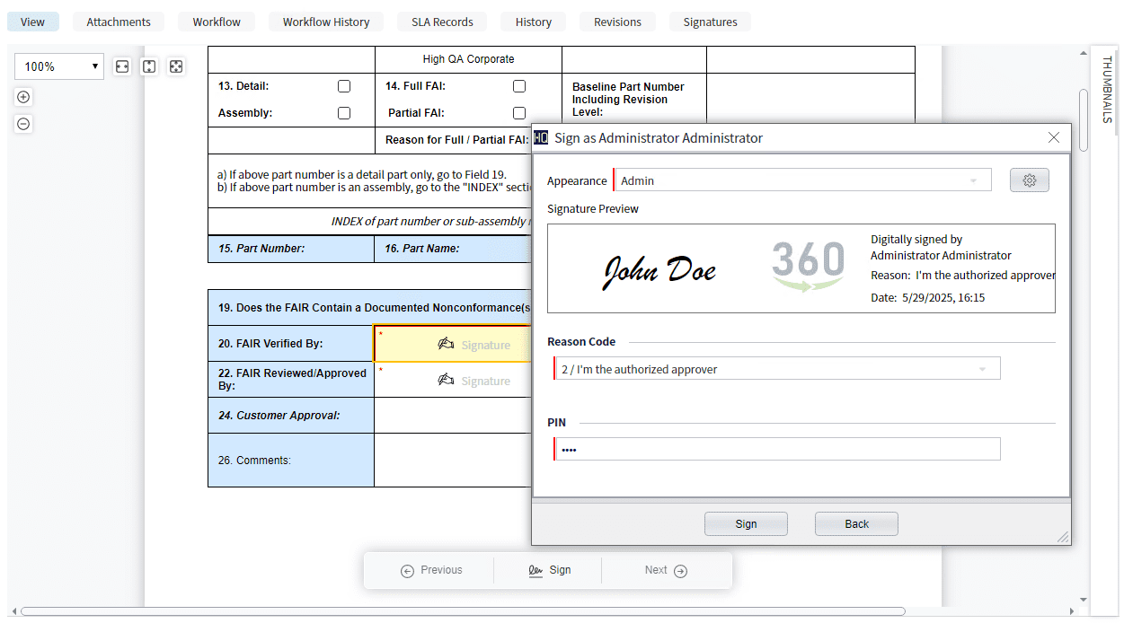 IM Digital Signatures