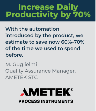 Testimonials Ametek Process Instruments
