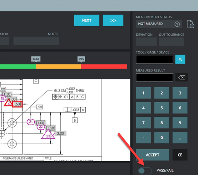 Non-Conformance Interface