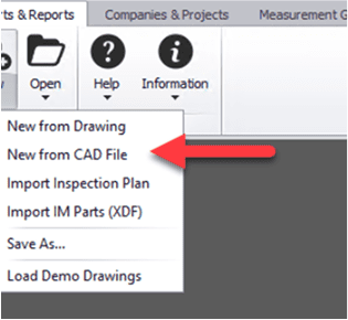 Drop Down Menu New Form CAD File