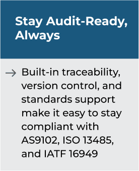 Benefit - Stay Audit ready