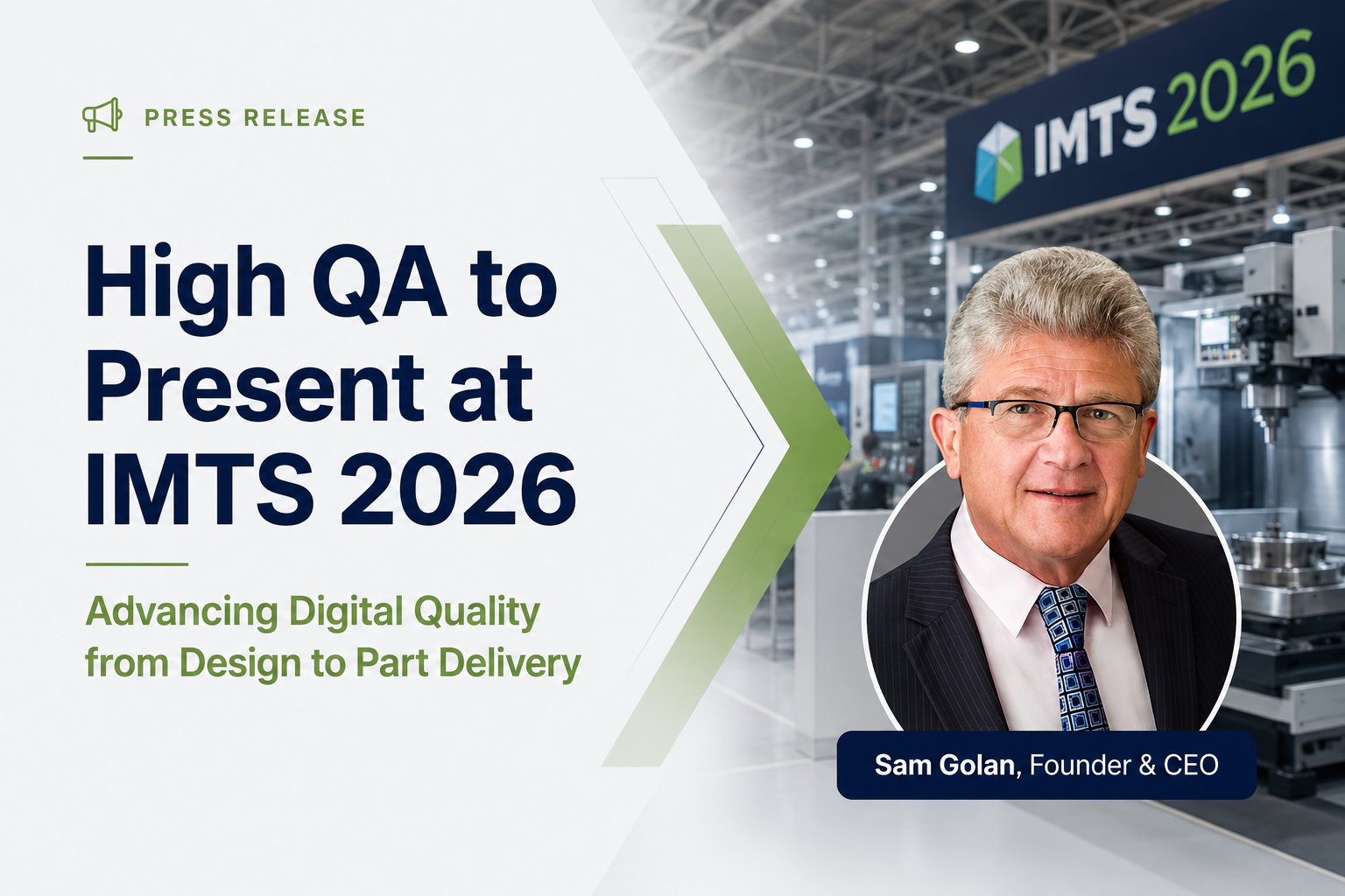 Press Release: High QA to Present at IMTS 2026